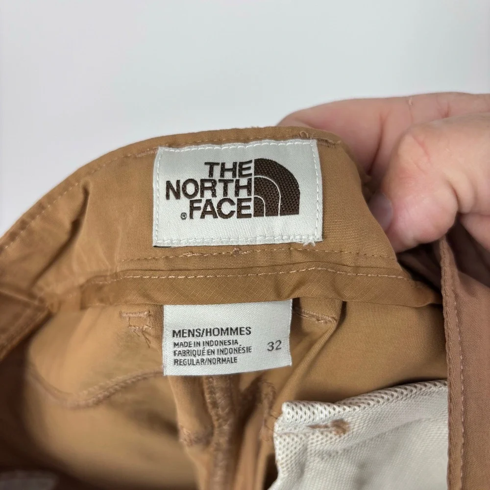 The North Face Sprag 5 Pocket Pants Mens 32x31 Brown Hiking Outdoor Performance